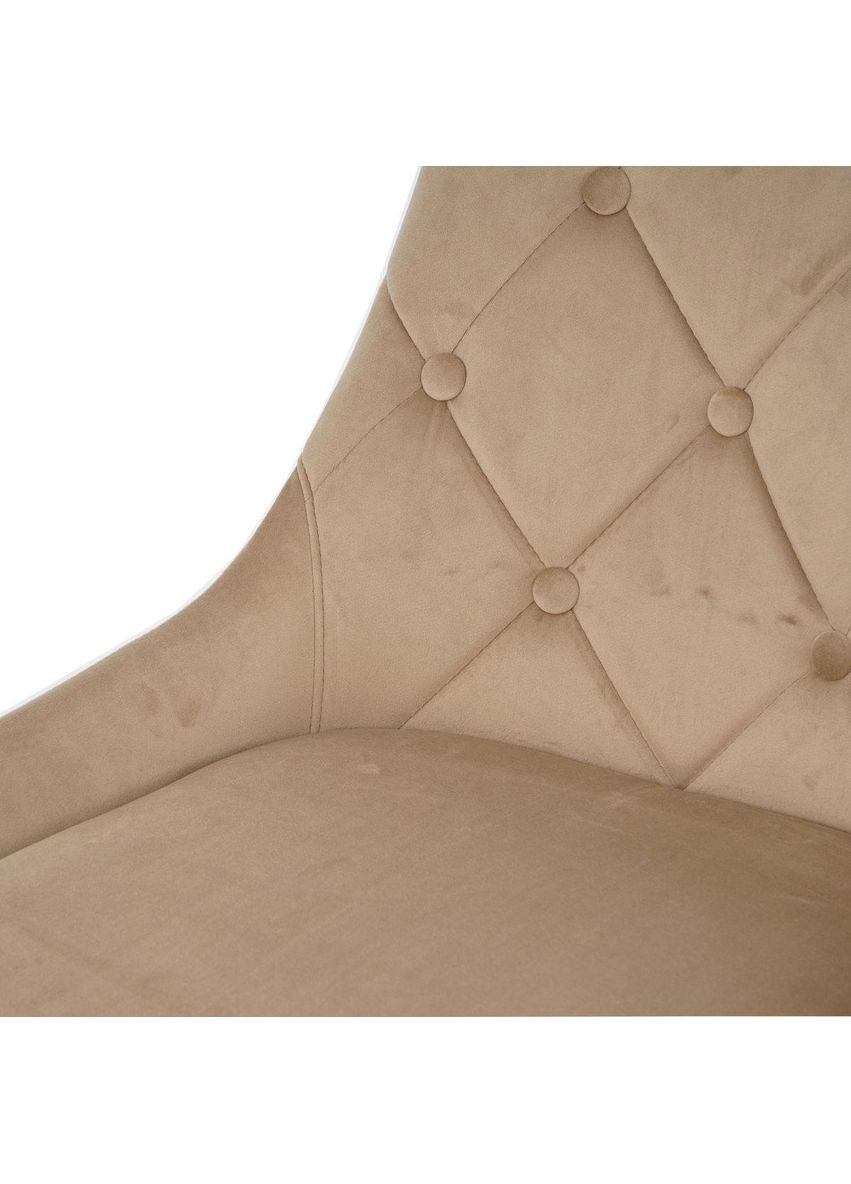 Стілець ALFIE чорний каркас/беж Intarsio (365461411)