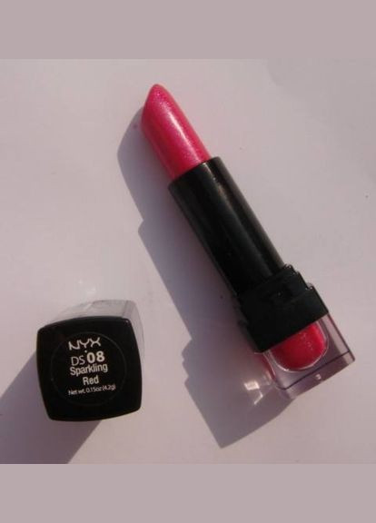 Губна помада NYX Diamond Sparkle Lipstick DS08 Sparkling Red NYX Professional Makeup (279364316)