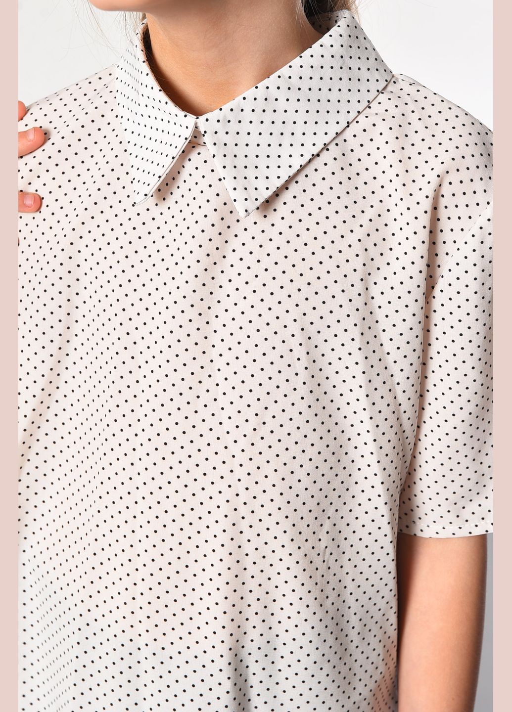 Блуза дитяча для дівчинки білого кольору Let's Shop (299684859)