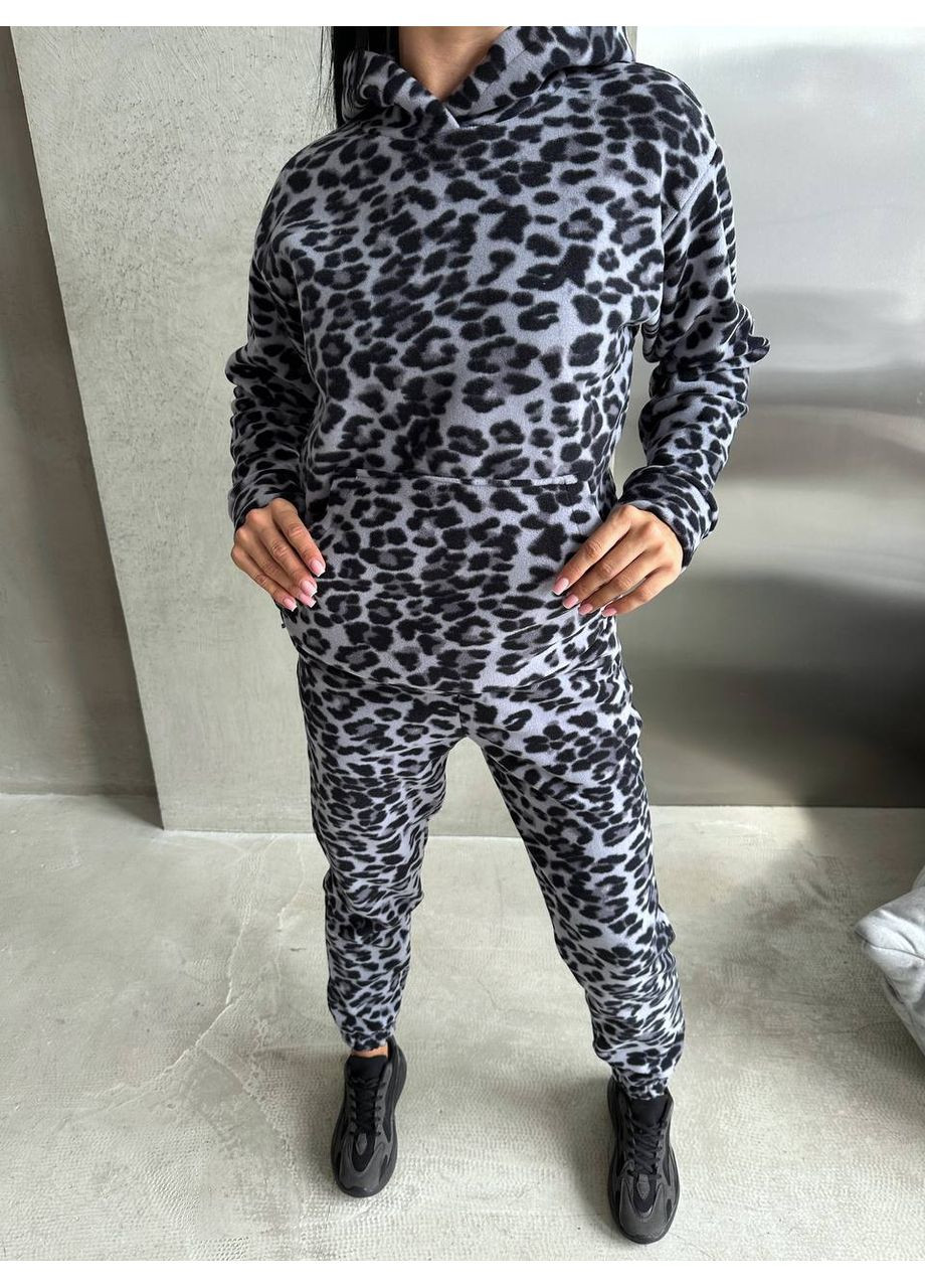 Жіночий спортивний костюм: худі та штани в леопардовому принті MonCher (353306977)