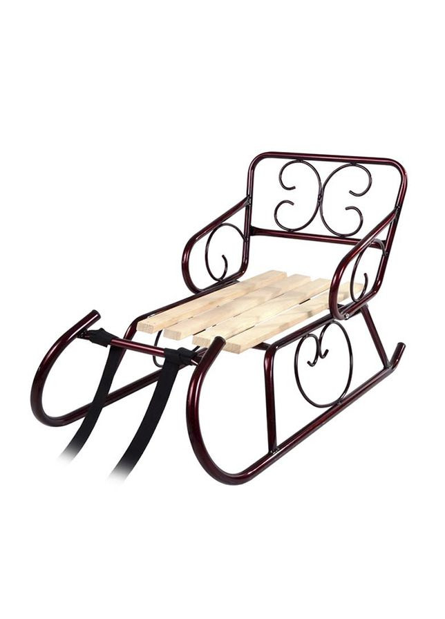 Санки "Смерека" колір бордовий CB-00239326 Vitan (319083909)