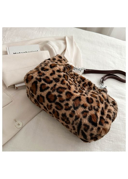 Женская сумка шопер 10569 леопардовая No Brand (344446733)