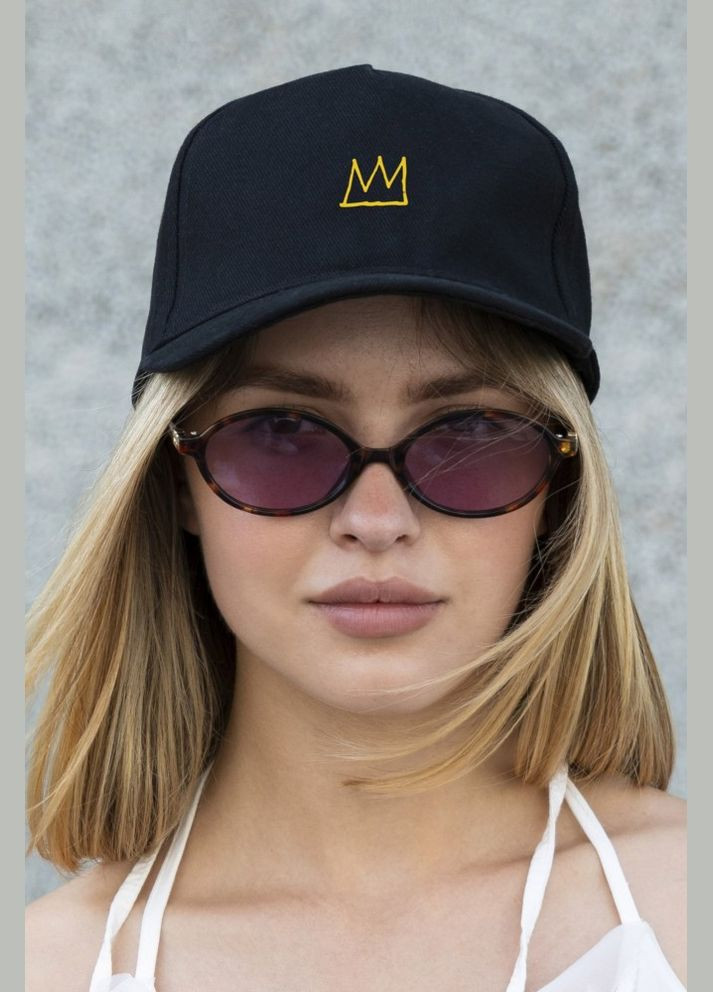 Кепка бейсболка тракер з принтом Crown Black Without (341086842)