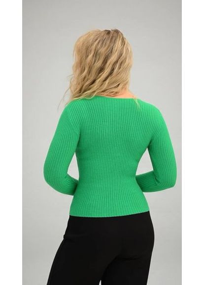 Зелений демісезонний жіночий базовий светр, акрил,, (арт. 219) No Brand
