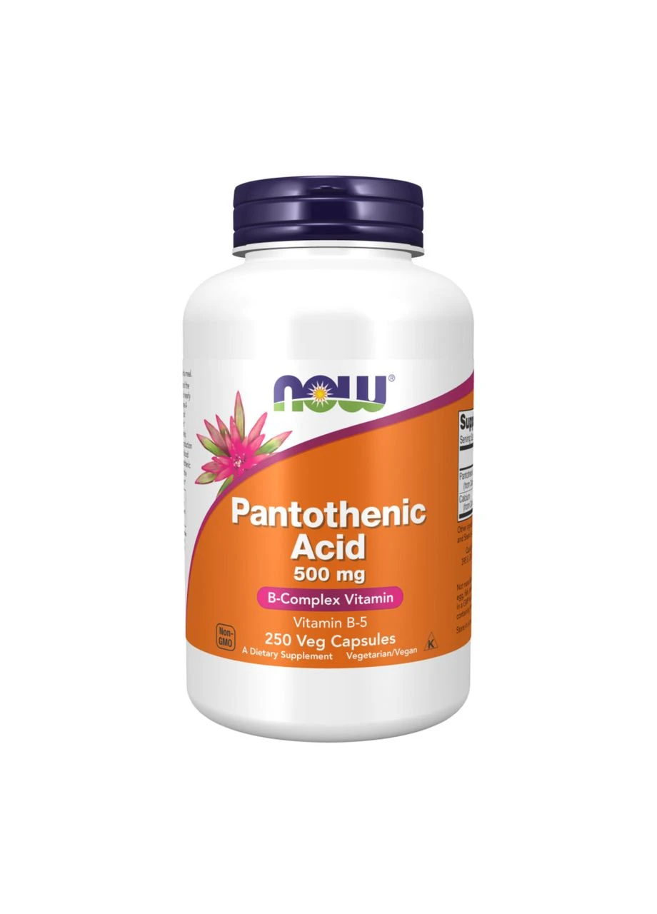 Pantothenic Acid 500 mg - 250 vcaps Now Foods (369399116)