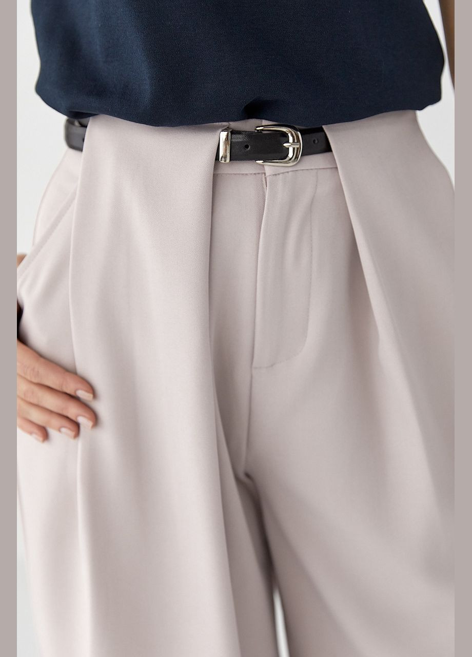Брюки-палаццо в комплекте с ремнем Lurex (333339880)