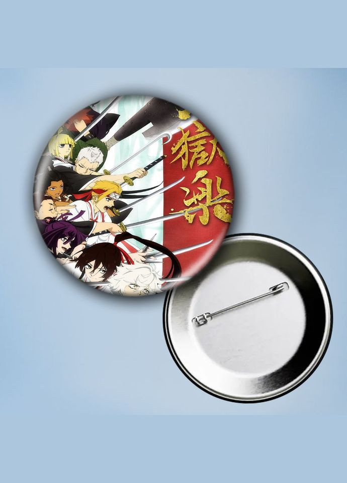 Значок на булавке Аниме Адский рай #5 No Brand (304503081)