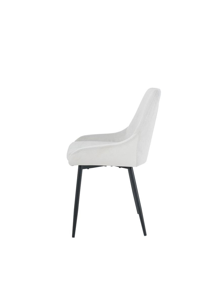 Стул HUGO черный каркас/светло-серый Intarsio (365461268)