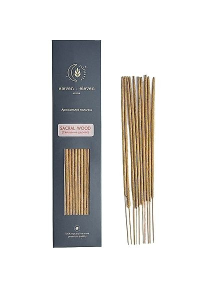 Аромапалички "Священне дерево" Sacral Wood Aroma Sticks 10шт (1242056-142375) Eleven Eleven Aroma (368615478)