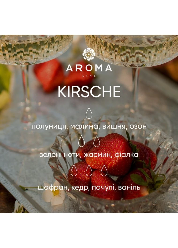 Аромат / Віддушка KIRSCHE 10 гр - для аромадифузорів, мила та косметичних засобів Aroma (316649261)
