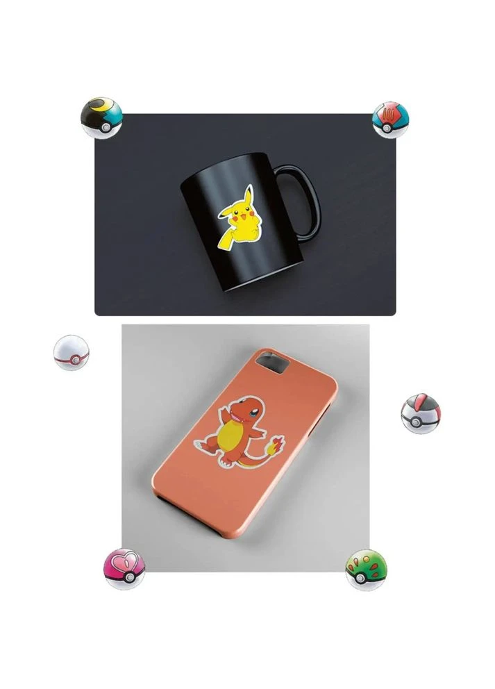 Стікерпак Pokemon — 50 вінілових наліпок LTC ZY0060C (395873073)