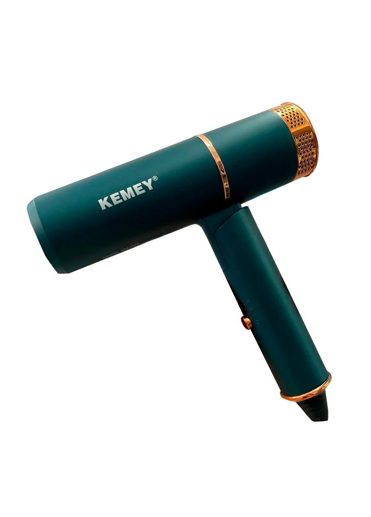 Фен для волос Kemey CFJ-KM-8225 домашний 3000 Вт 2 режима зелёный (2390000004) No Brand (340252207)
