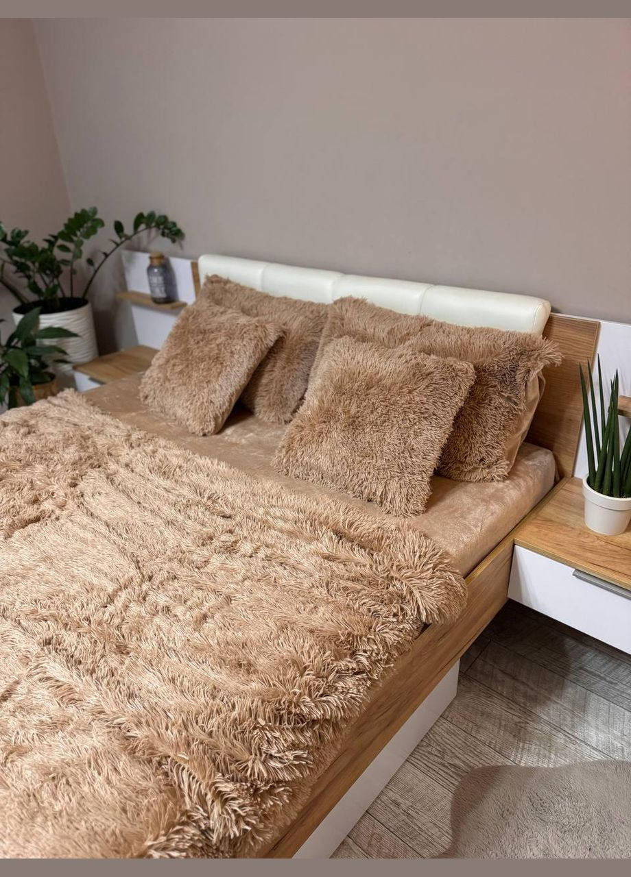 Постельное белье велюровое травка 4 наволочки Евро No Brand (308754487)