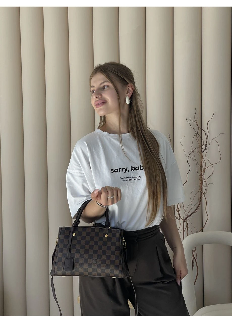 Сумка Montaigne Handbag in Monogram шахматный кросс боди No Brand (402250955)