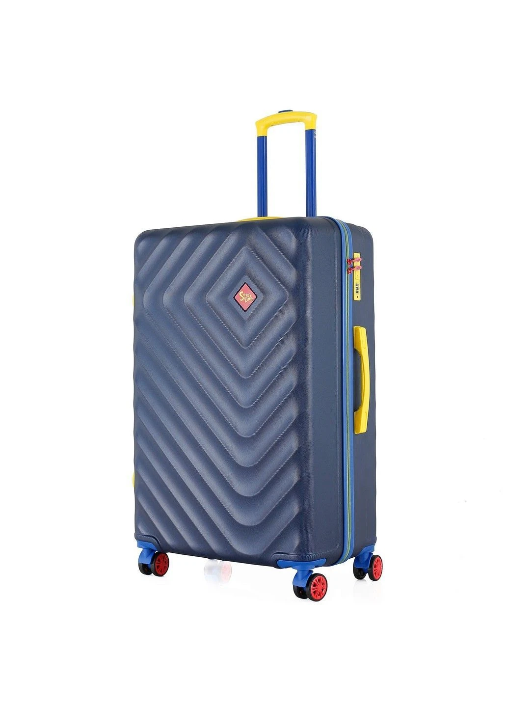 Валіза 24" (M) гігант 100 л з кодовим замком Синя Semi Line (402933841)