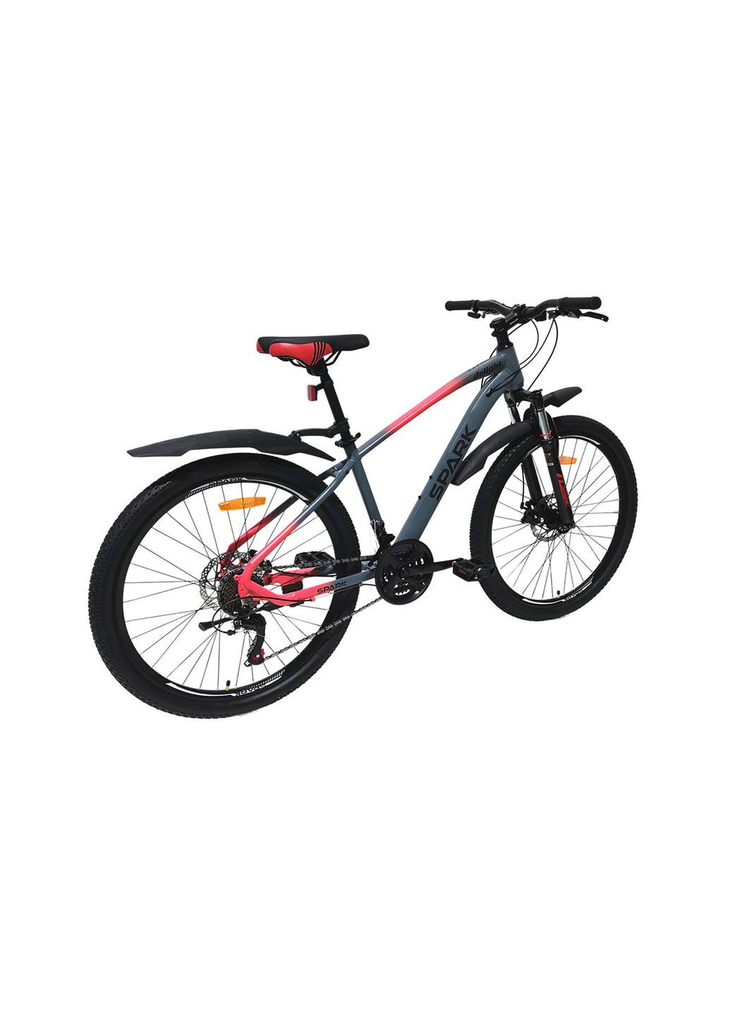 Велосипед DELIGHT 26", размер S, рама 15", 2025, серый с розовым Spark (369651267)