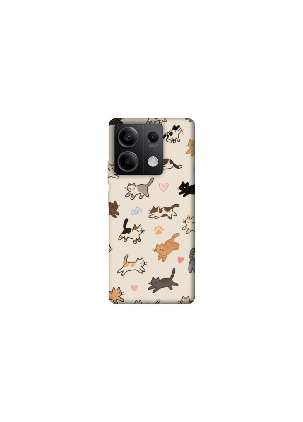 Чехол на Xiaomi Redmi Note 13 5G Cat style ver.2 Frontalka (361083794)