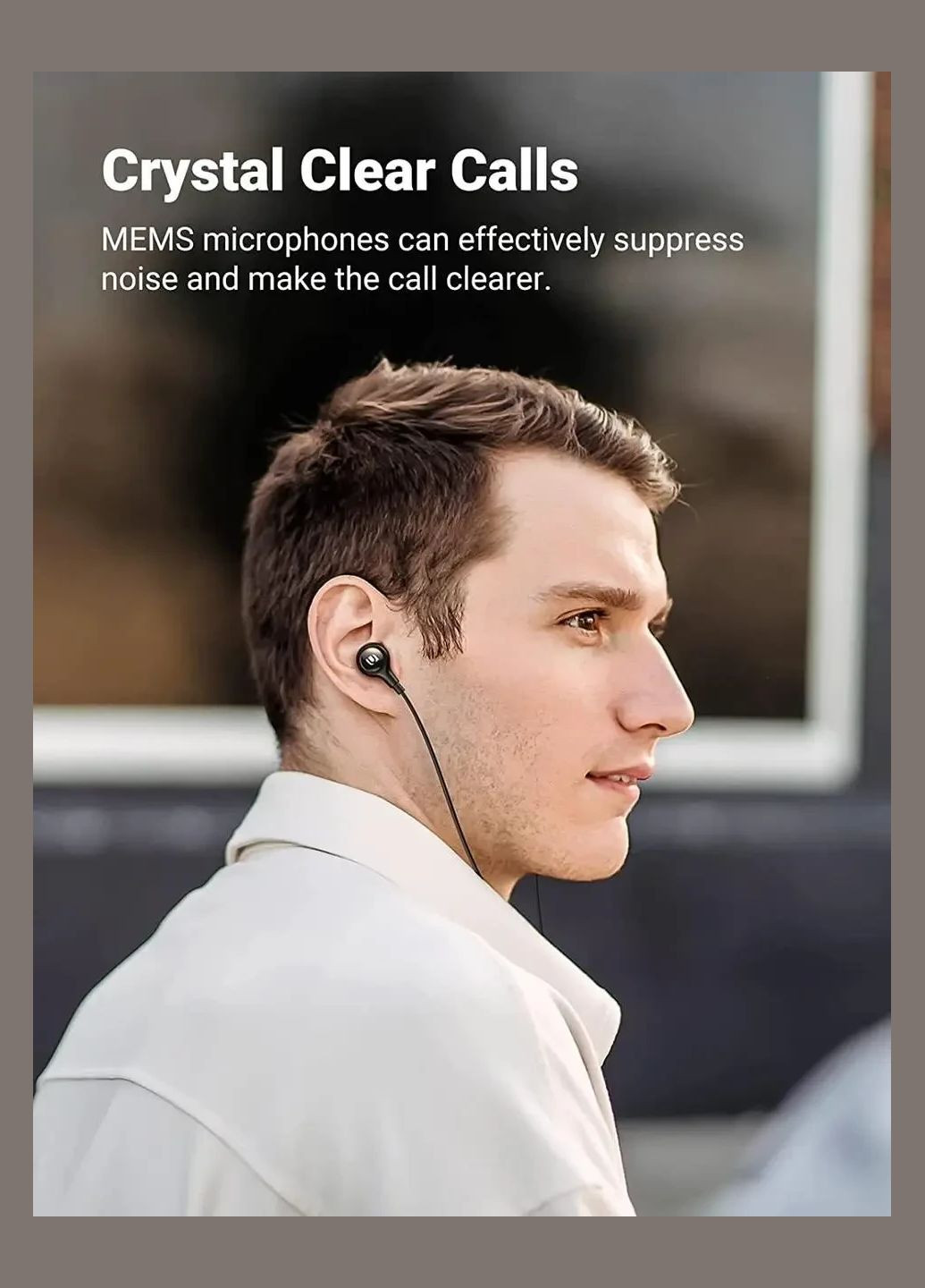 Навушники HiTune чорні, дротові 3.5 мм EP103 Ugreen (325700204)