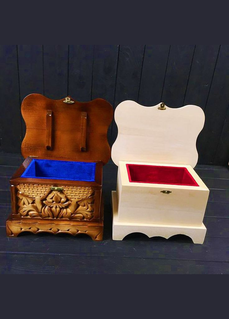 шкатулки 18х13 см. из липы-фигурная Вироби майстрів Заготовка (316472151)