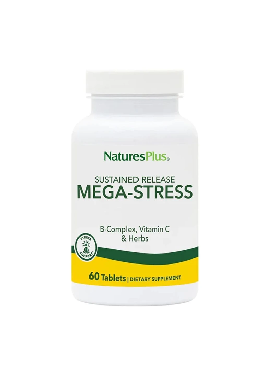 Комплекс для борьбы со стрессом Mega-Stress - 60 tabs Nature's Plus (388971663)