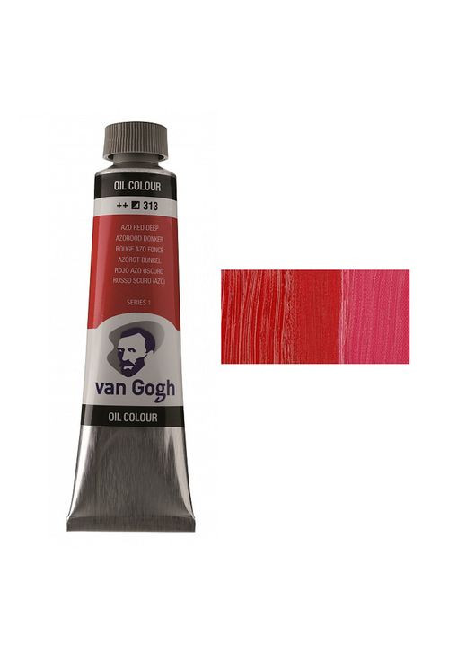 Фарба олійна Royal Talens (313) AZO Червоний темний 40 мл Van Gogh (347315513)