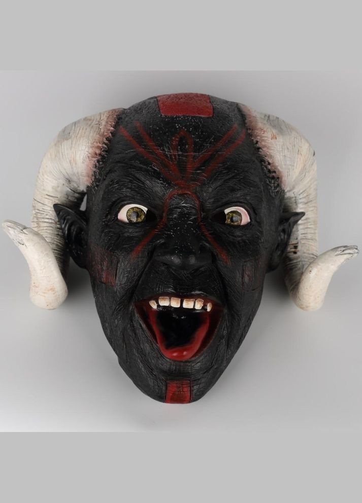 Маска демона с рогами на Хэллоуин и костюмированной вечеринки ручной работы MOLEZU No Brand (307837719)