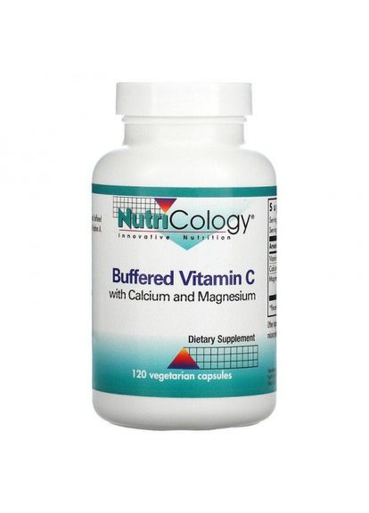 Витамин C, Vitamin C,, буферизированный, 120 капсул (ARG50010) NutriCology (266799201)