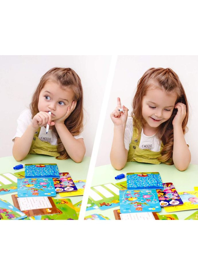 Настільна гра Пиши та витирай "Ферма" Vladi Toys VT5010-19 укр No Brand (330610460)