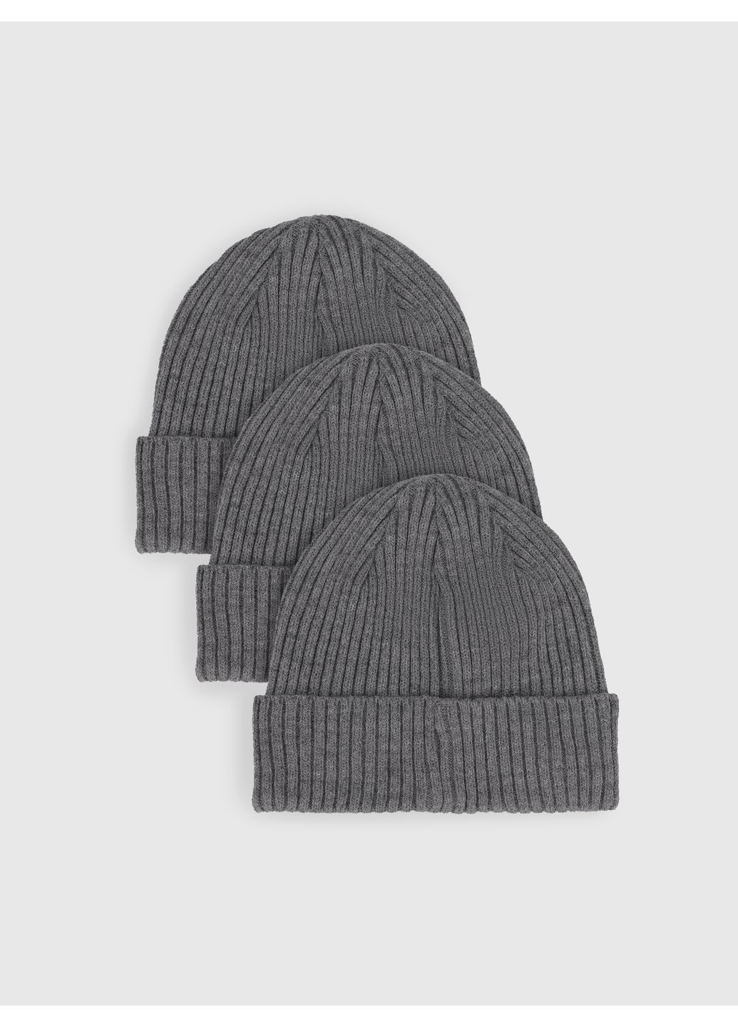 Набор Шапок Серый 3 шт. Ейсік (370290140)