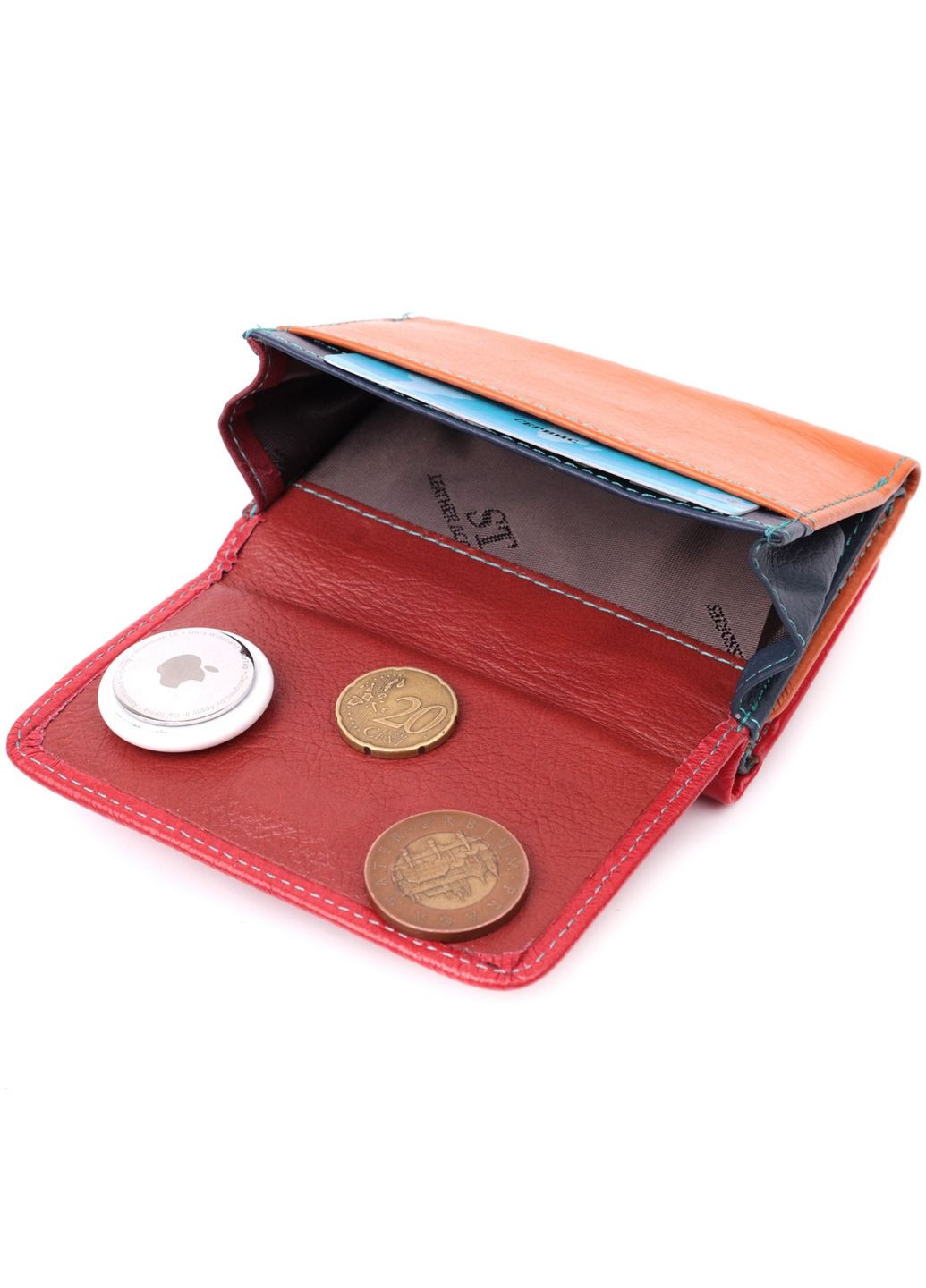 Жіночий шкіряний гаманець 11,3х8,5х2 см st leather (288046944)