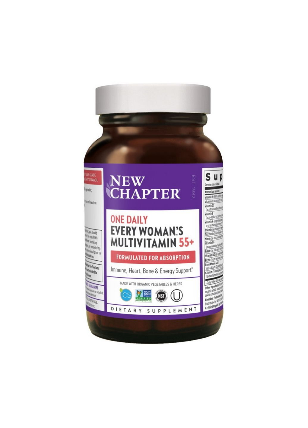 Витамины и минералы Every Woman's One Daily 55+ Multivitamin, 48 таблеток New Chapter (293339163)