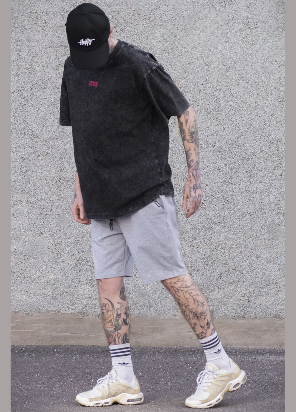 Чоловічі Трикотажні Шорти Basic Melange Without (328004237)