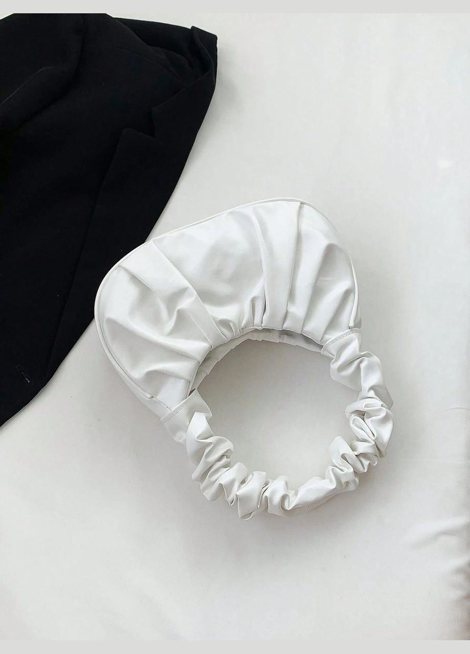 Женская сумка 6072 багет белая No Brand (296008116)