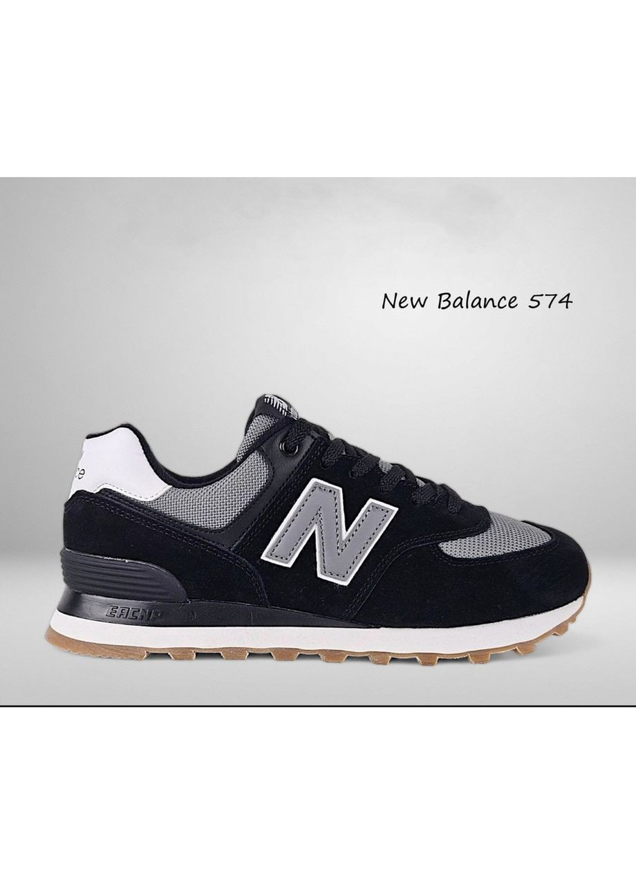 Черные с серым демисезонные женские кроссовки No Brand чёрные демисезоны (300150963)