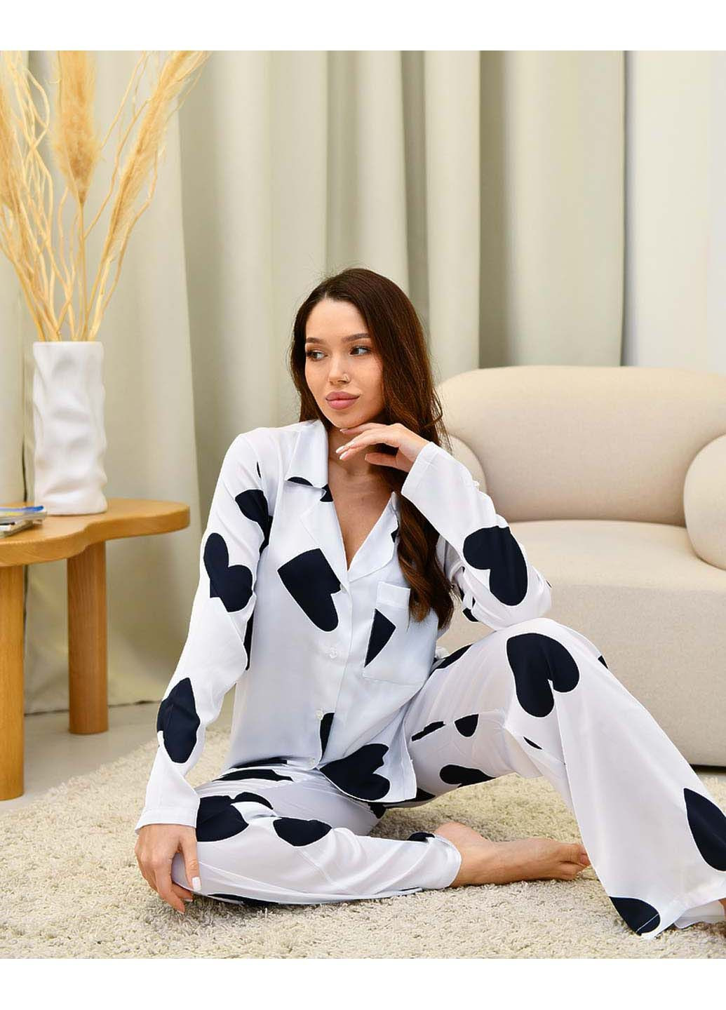 Черно-белая пижама Модельєр