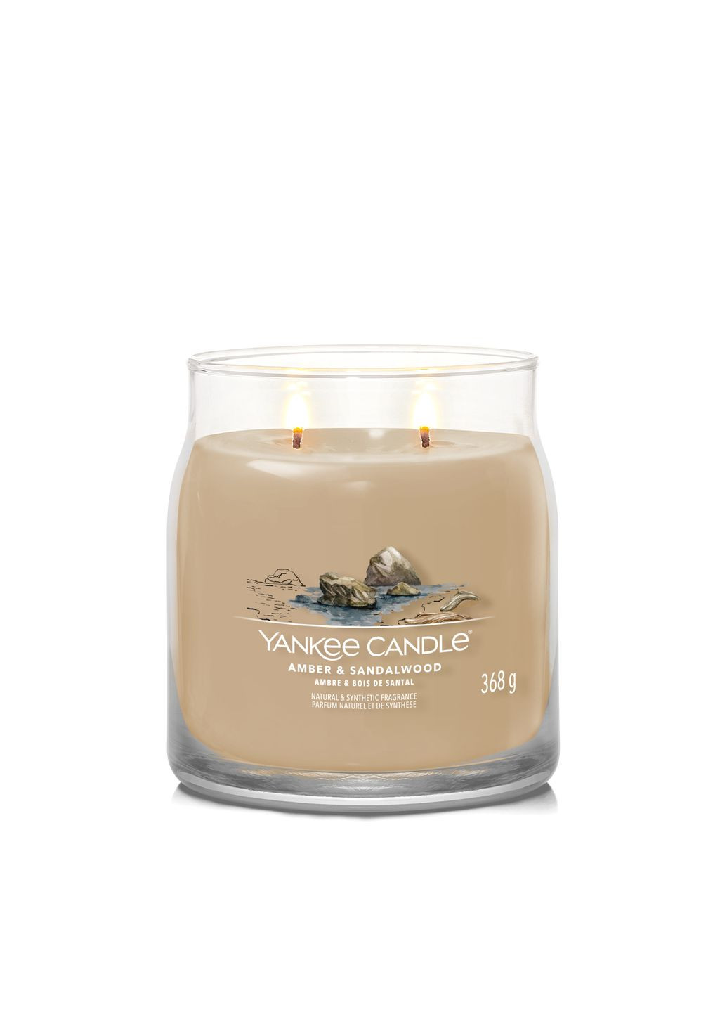 Ароматическая свеча Amber & Sandalwood Medium Yankee Candle (336211376)