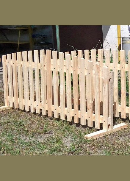 Переносной заборчик из дерева Кингстон бланже (МБЗ-000201) No Brand (328960271)