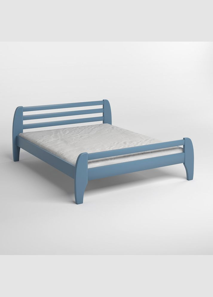 Односпальне дерев'яне ліжко Мілан (S7010R90B) 70х190 см (MBG-6434) Mebigrand (366083027)