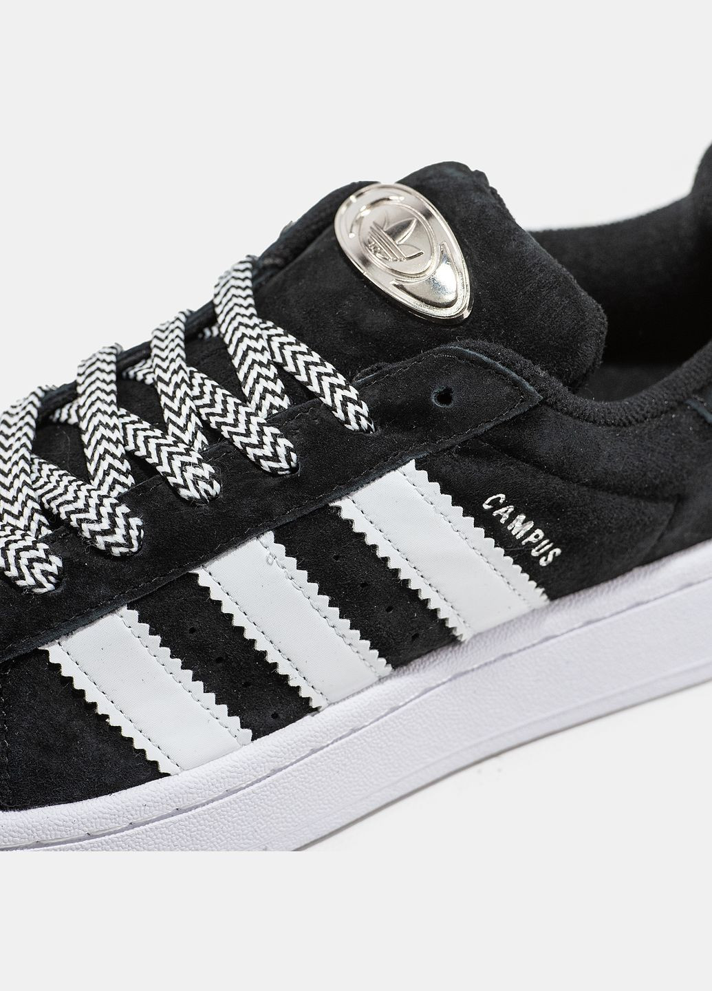 Кроссовки женские Adidas Campus 00s black | Адидас Кампус черные No Brand чёрные демисезоны (315883715)