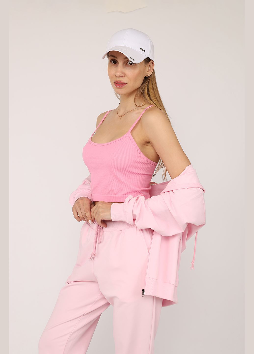 Топ женский цвет розовый ЦБ-00279042 Busem (333801672)