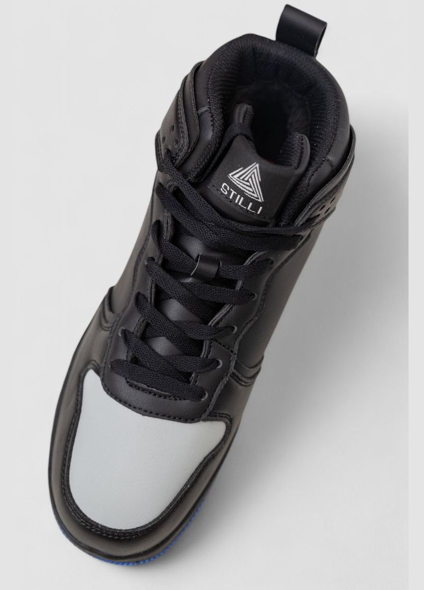 Чорні Осінні кросівки чоловічі зимові на хутрі Ager 248RCX698