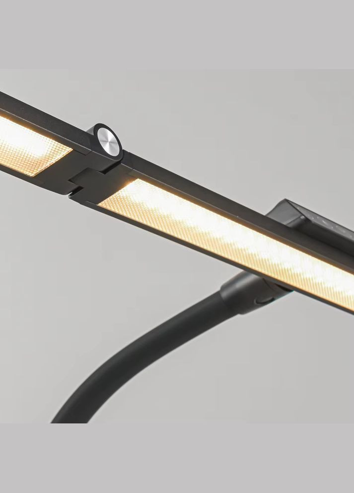 Настільна LED лампа з кріпленням - 96 світлодіодів, 5 режимів яскравості, безтіньове освітлення, сенсор + пульт управління LIGHT (334305612)