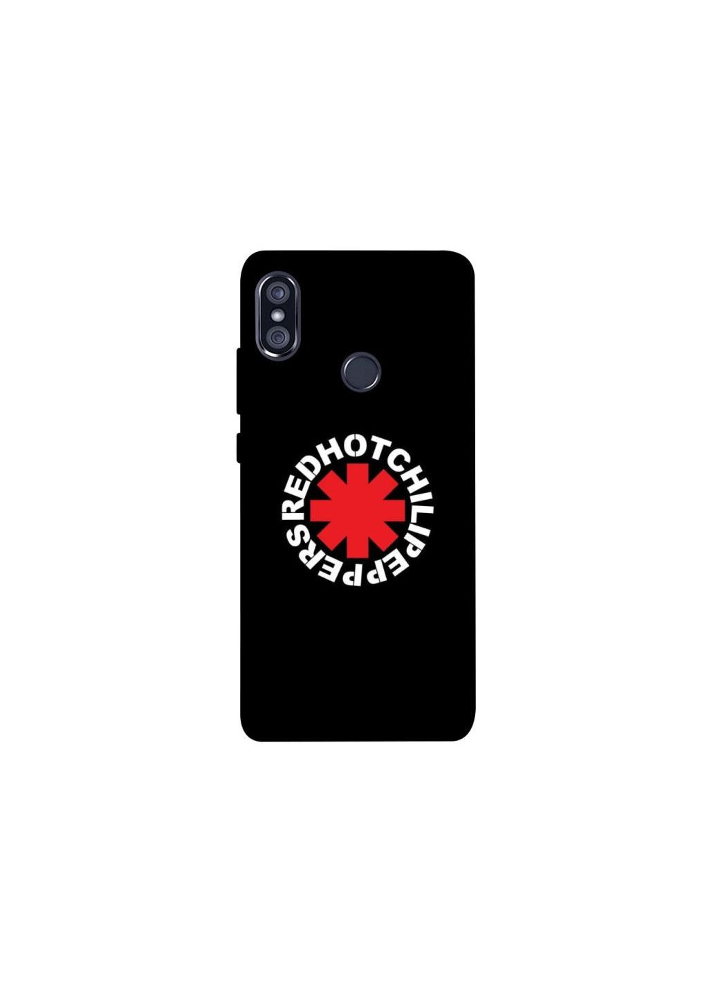 Чехол на Xiaomi Redmi Note 5 Pro / Note 5 (AI Dual Camera) Red Hot Chili Peppers logo Frontalka (361095418)