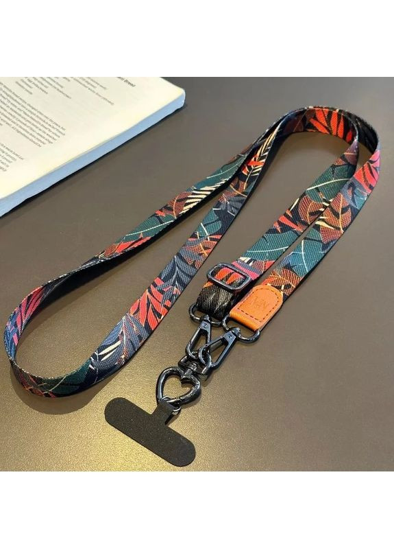 Универсальный регулируемый до 120 см текстильный ремешок-шнурок для телефона на шею или через плечо No Brand (328958183)