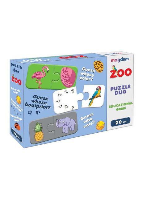 Игра настольная развивающая "Парочки Зоопарк" ME503211 EN MAGDUM (316010621)