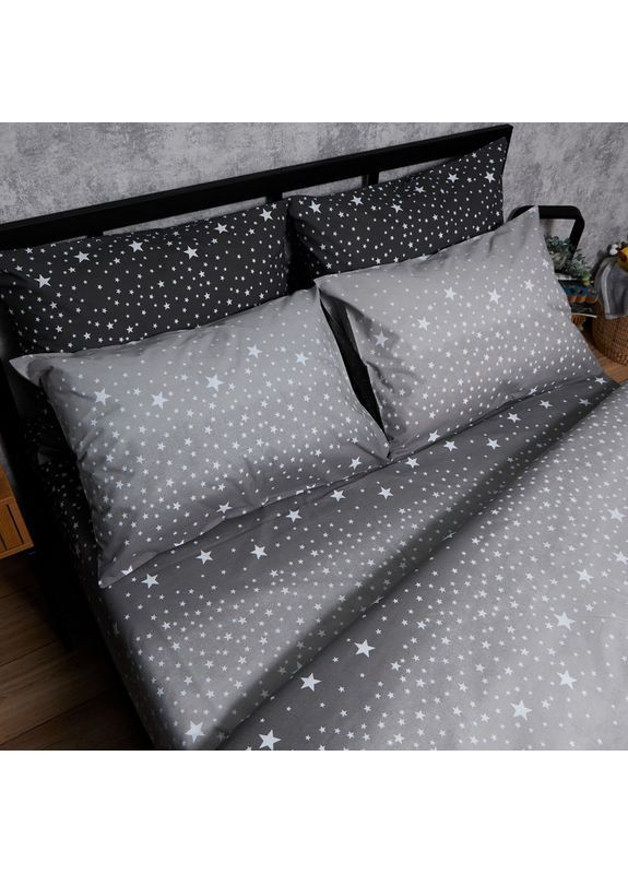 Комплект постельного белья Бязь Gold Люкс «» Полуторный 143х210 наволочки 4х70х70 (MS-820006599) Moon&Star Night Sky (356114079)