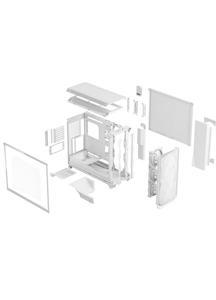 Корпус Meshify 3XL Ambience Pro RGB White TG CT (FD-C-MES3X-05) FRACTAL DESIGN (353834924)