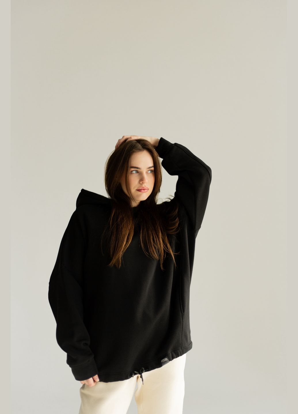 Оверсайз худи кот с пистолетами черный nadiupishou (316260996)