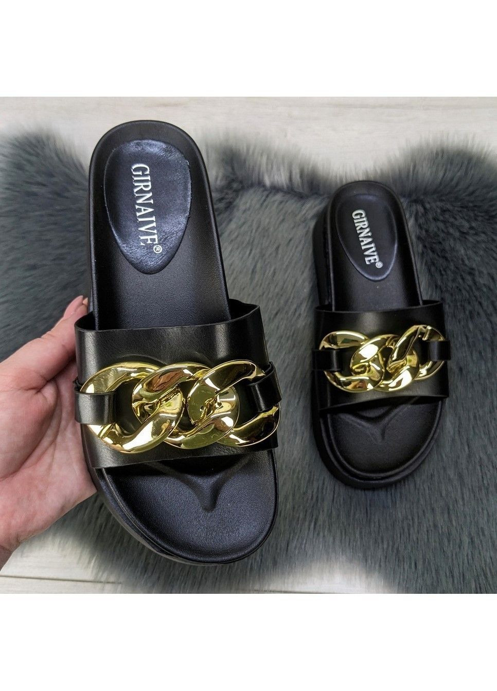 Шльопанці жіночі на платформі Girnaive (297931638)