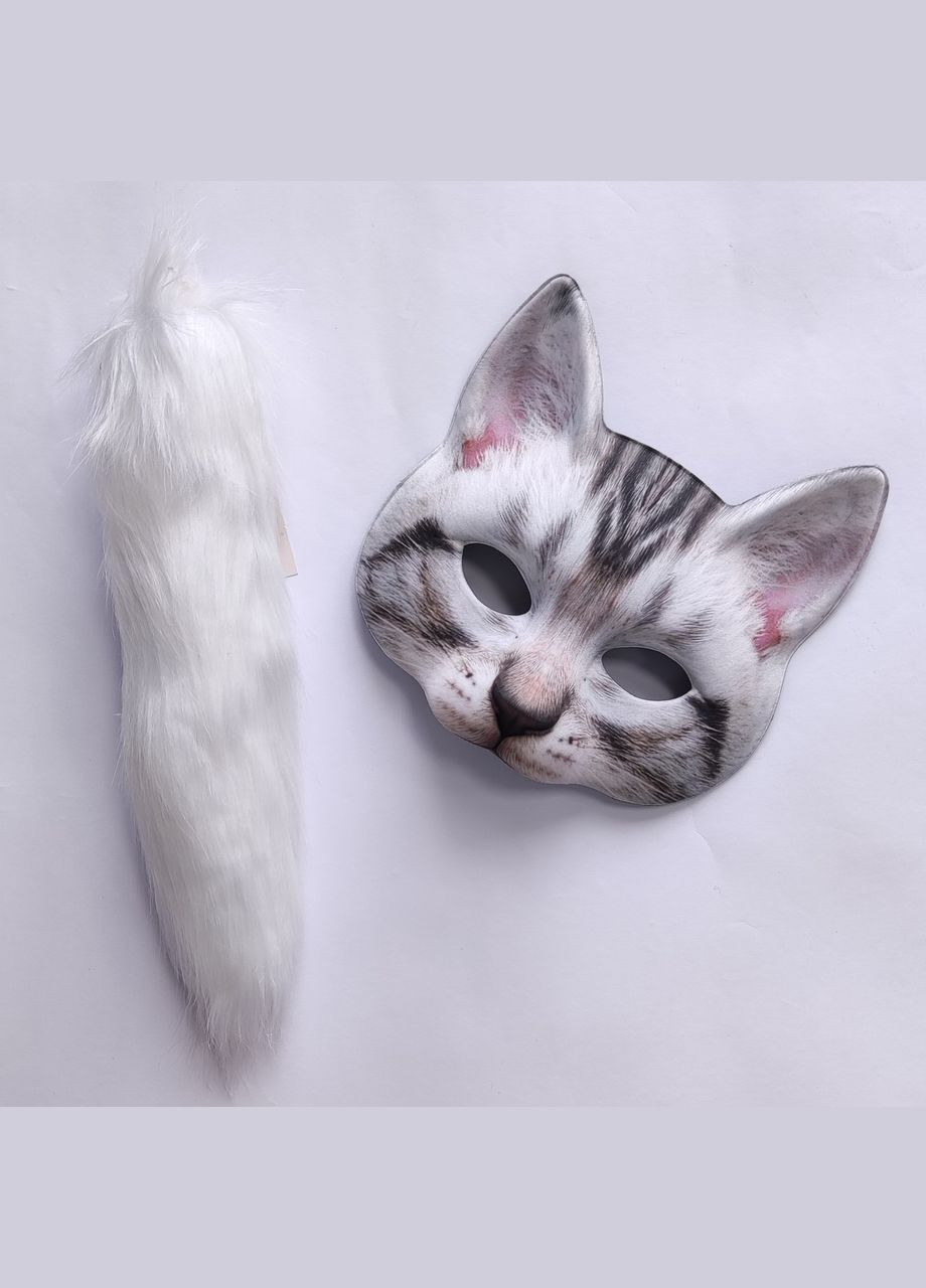 Набор для квадробики (маска, хвост) Костюм Котика No Brand (333164011)